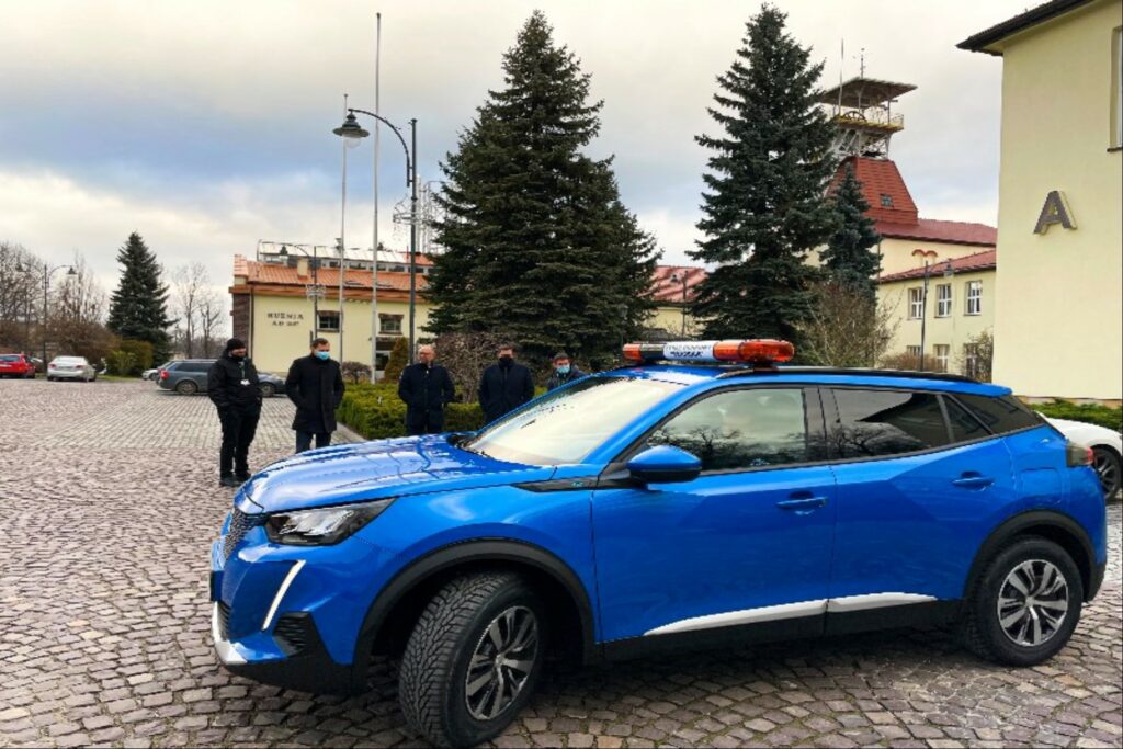 auto elektryczne w kopalni