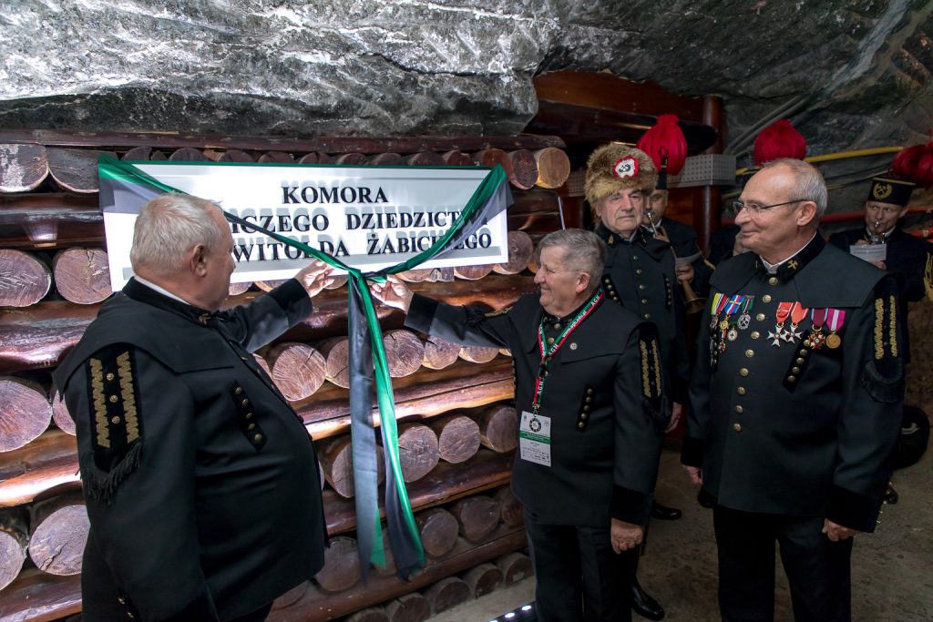 Odsłonięcie tablicy z nazwą Komora Górniczego Dziedzictwa