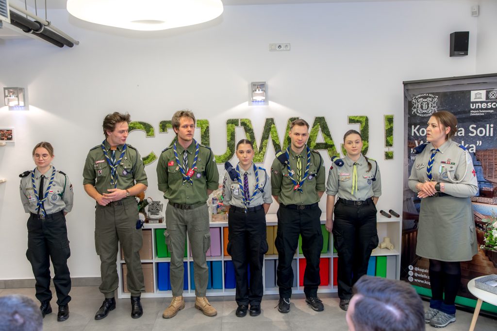 Harcerze wielickiego hufca