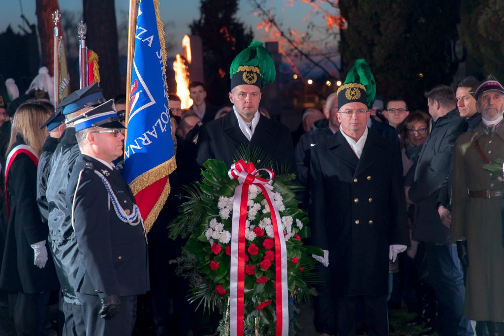 Zarząd Kopalni Soli "Wieliczka" z wieńcem