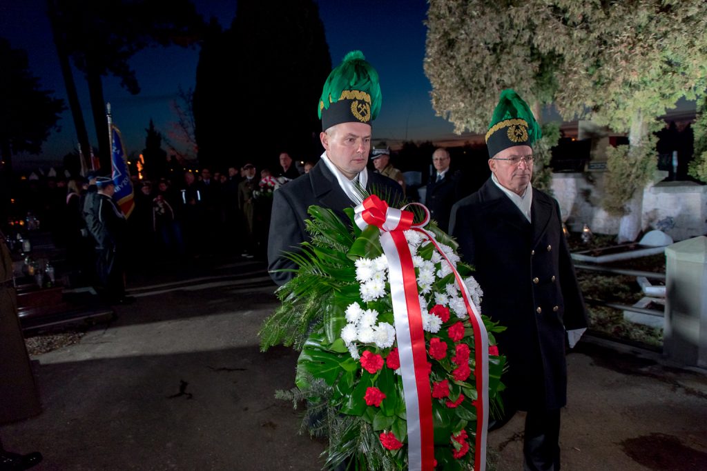 Zarząd Kopalni składa wieniec
