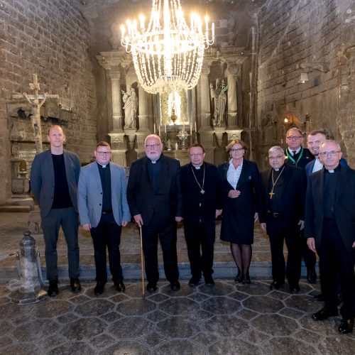 Wizyta trzech kardynałów w Kopalni Soli „Wieliczka”