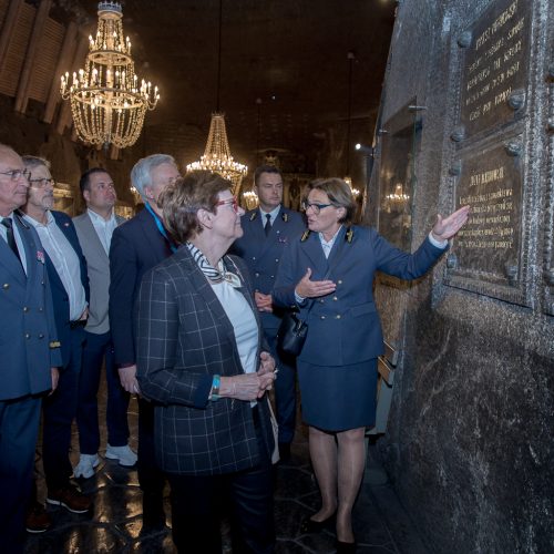 Wyjazdowe spotkanie sejmowej Komisji Finansów Publicznych w wielickiej kopalni