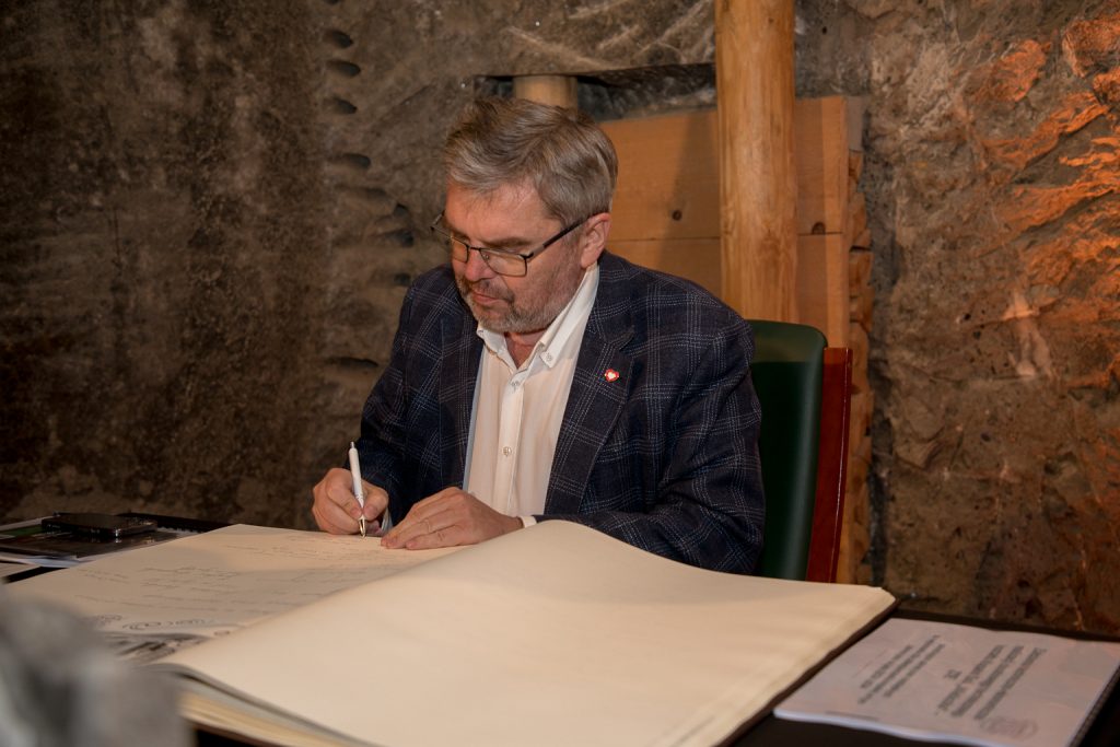 Wpis do księgi zwiedzających