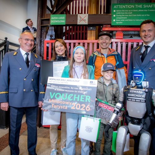 Milionowy Turysta 2026 w Kopalni Soli „Wieliczka”. Złoty Bilet, robot-influencer i niezwykłe atrakcje dla zwiedzających