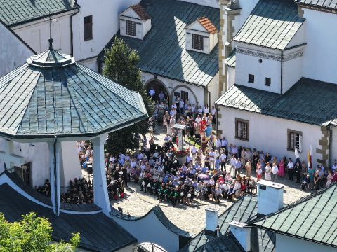 Górnicy z Wieliczki i Bochni wspólnie pielgrzymowali do grobu św. Kingi